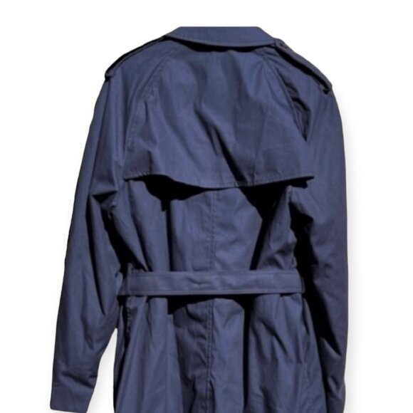 🌻Conversion Air Force Blue All-Weather Military Trench Coat Size 42XL - Picture 6 of 10